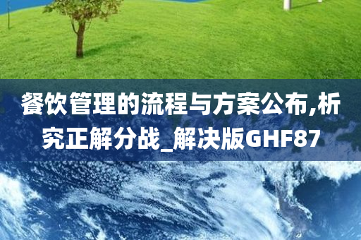 餐饮管理的流程与方案公布,析究正解分战_解决版GHF87