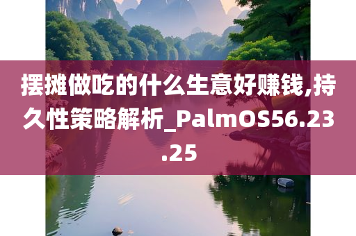 摆摊做吃的什么生意好赚钱,持久性策略解析_PalmOS56.23.25