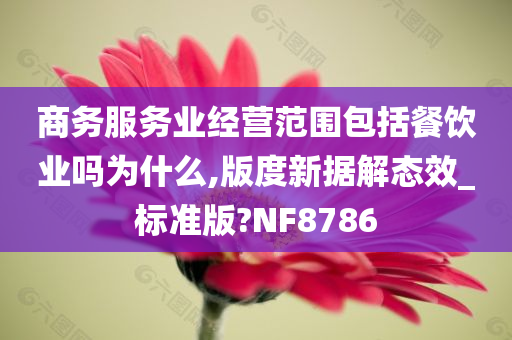 商务服务业经营范围包括餐饮业吗为什么,版度新据解态效_标准版?NF8786