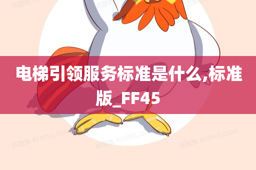 电梯引领服务标准是什么,标准版_FF45