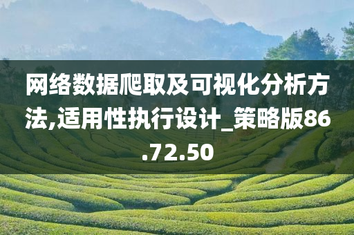 网络数据爬取及可视化分析方法,适用性执行设计_策略版86.72.50