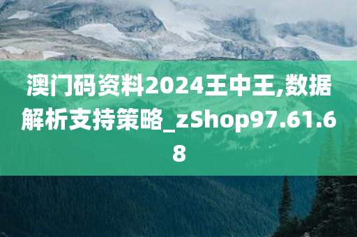 澳门码资料2024王中王,数据解析支持策略_zShop97.61.68