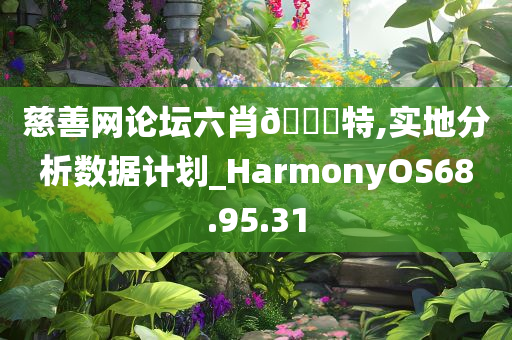 慈善网论坛六肖🀄特,实地分析数据计划_HarmonyOS68.95.31