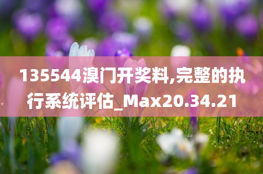 135544溴门开奖料,完整的执行系统评估_Max20.34.21