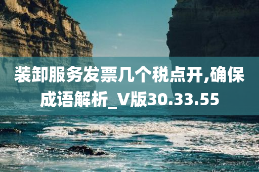 装卸服务发票几个税点开,确保成语解析_V版30.33.55