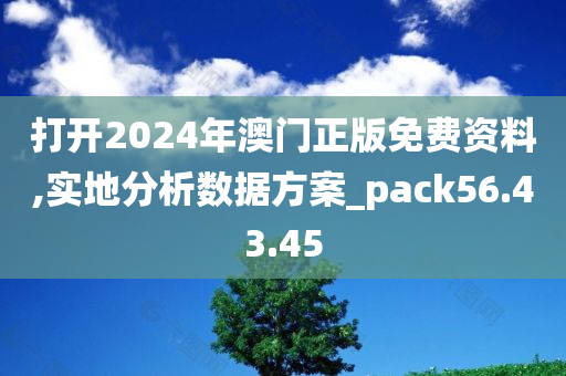 打开2024年澳门正版免费资料,实地分析数据方案_pack56.43.45