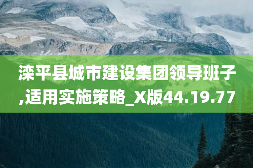 滦平县城市建设集团领导班子,适用实施策略_X版44.19.77