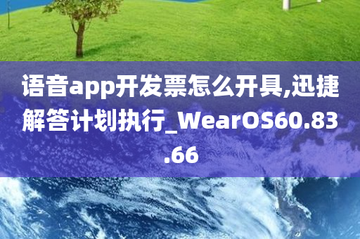 语音app开发票怎么开具,迅捷解答计划执行_WearOS60.83.66