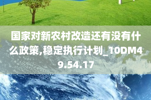 国家对新农村改造还有没有什么政策,稳定执行计划_10DM49.54.17