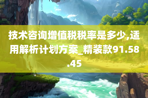 技术咨询增值税税率是多少,适用解析计划方案_精装款91.58.45