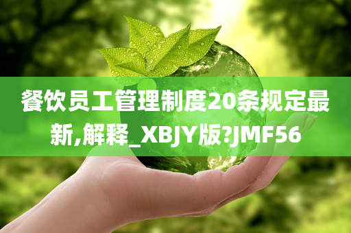 餐饮员工管理制度20条规定最新,解释_XBJY版?JMF56