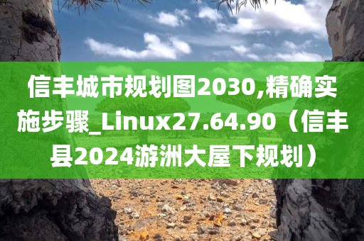 信丰城市规划图2030,精确实施步骤_Linux27.64.90（信丰县2024游洲大屋下规划）