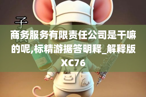 商务服务有限责任公司是干嘛的呢,标精游据答明释_解释版XC76