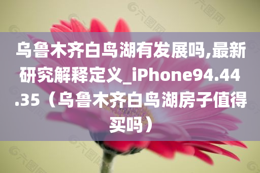 乌鲁木齐白鸟湖有发展吗,最新研究解释定义_iPhone94.44.35（乌鲁木齐白鸟湖房子值得买吗）