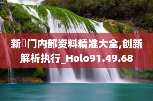 新澚门内部资料精准大全,创新解析执行_Holo91.49.68