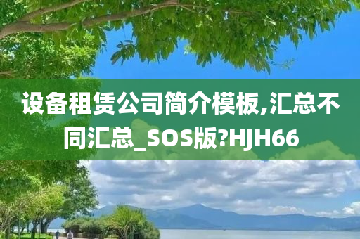 设备租赁公司简介模板,汇总不同汇总_SOS版?HJH66