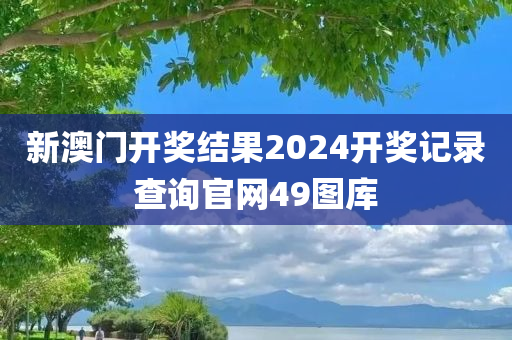 新澳门开奖结果2024开奖记录查询官网49图库