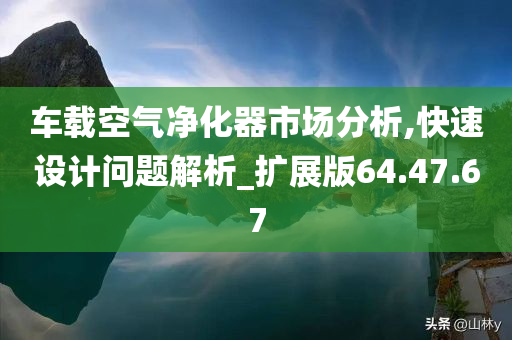 车载空气净化器市场分析,快速设计问题解析_扩展版64.47.67