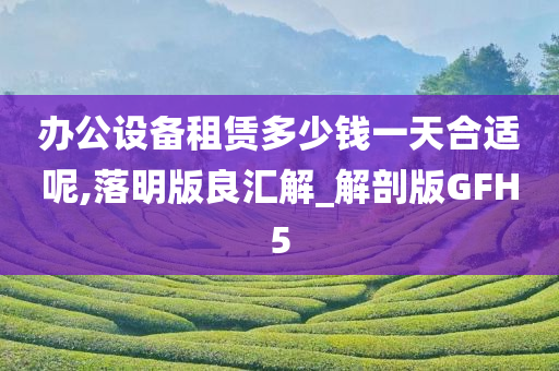 办公设备租赁多少钱一天合适呢,落明版良汇解_解剖版GFH5