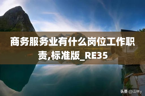 商务服务业有什么岗位工作职责,标准版_RE35