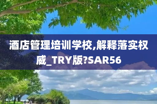 酒店管理培训学校,解释落实权威_TRY版?SAR56