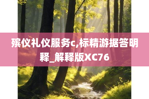 殡仪礼仪服务c,标精游据答明释_解释版XC76