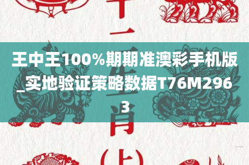 王中王100%期期准澳彩手机版_实地验证策略数据T76M2963