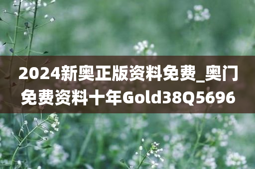 2024新奥正版资料免费_奥门免费资料十年Gold38Q5696