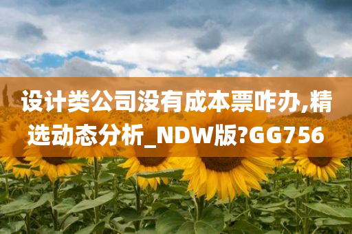 设计类公司没有成本票咋办,精选动态分析_NDW版?GG756