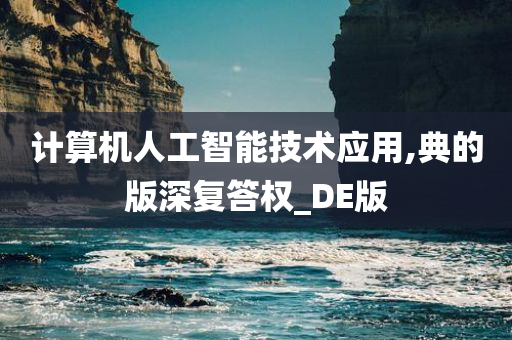 计算机人工智能技术应用,典的版深复答权_DE版