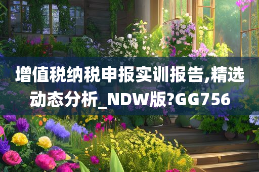 增值税纳税申报实训报告,精选动态分析_NDW版?GG756