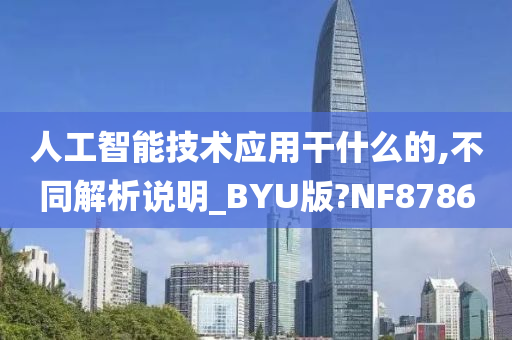 人工智能技术应用干什么的,不同解析说明_BYU版?NF8786