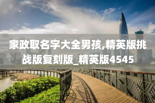 家政取名字大全男孩,精英版挑战版复刻版_精英版4545