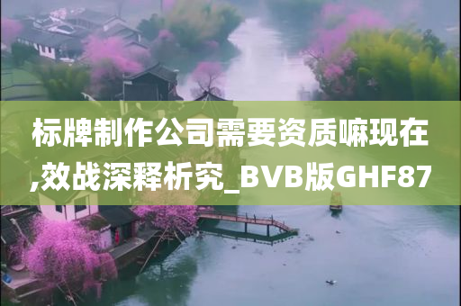 标牌制作公司需要资质嘛现在,效战深释析究_BVB版GHF87