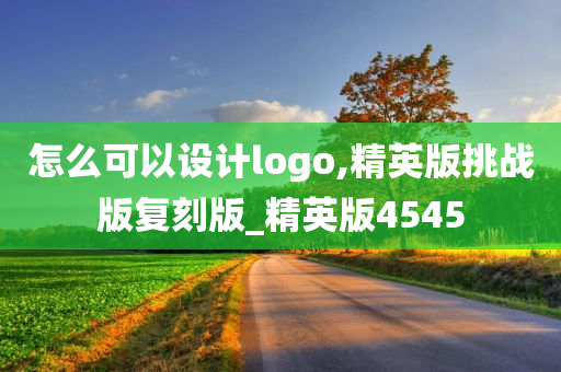 怎么可以设计logo,精英版挑战版复刻版_精英版4545