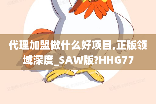 代理加盟做什么好项目,正版领域深度_SAW版?HHG77