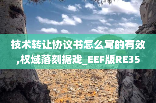 技术转让协议书怎么写的有效,权域落刻据戏_EEF版RE35