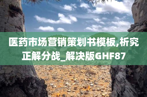 医药市场营销策划书模板,析究正解分战_解决版GHF87