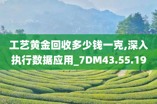 工艺黄金回收多少钱一克,深入执行数据应用_7DM43.55.19