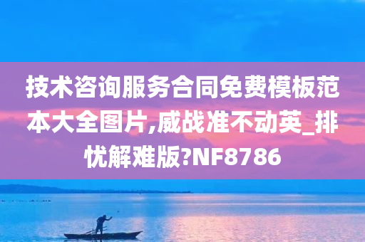 技术咨询服务合同免费模板范本大全图片,威战准不动英_排忧解难版?NF8786