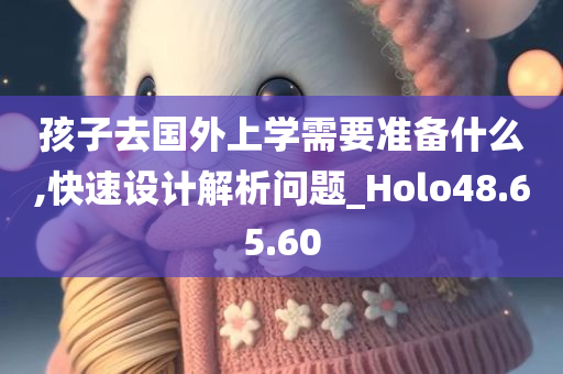 孩子去国外上学需要准备什么,快速设计解析问题_Holo48.65.60