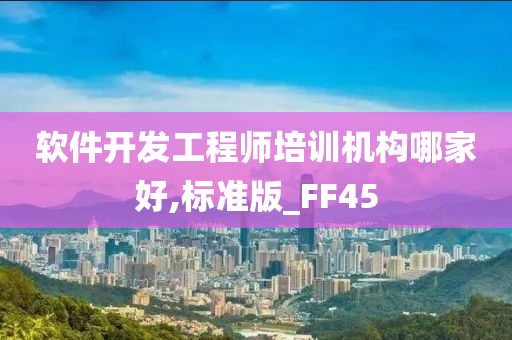 软件开发工程师培训机构哪家好,标准版_FF45