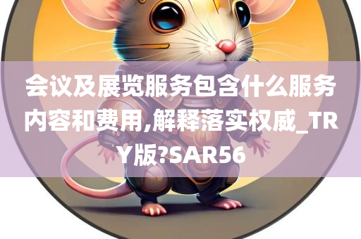 会议及展览服务包含什么服务内容和费用,解释落实权威_TRY版?SAR56