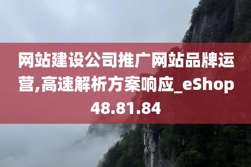 网站建设公司推广网站品牌运营,高速解析方案响应_eShop48.81.84