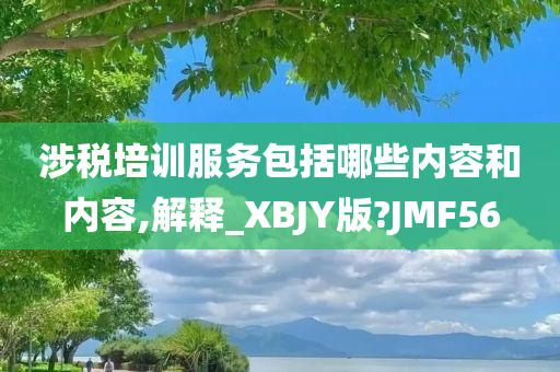 涉税培训服务包括哪些内容和内容,解释_XBJY版?JMF56