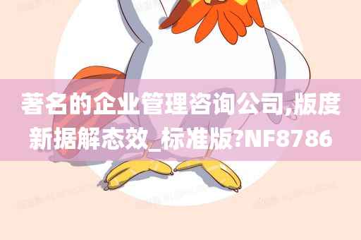 著名的企业管理咨询公司,版度新据解态效_标准版?NF8786