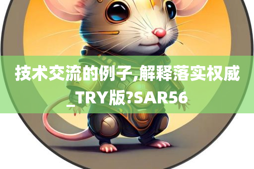 技术交流的例子,解释落实权威_TRY版?SAR56