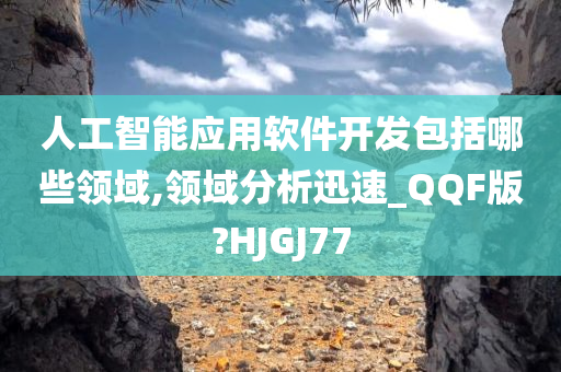 人工智能应用软件开发包括哪些领域,领域分析迅速_QQF版?HJGJ77