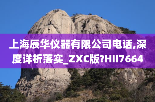 上海辰华仪器有限公司电话,深度详析落实_ZXC版?HII7664