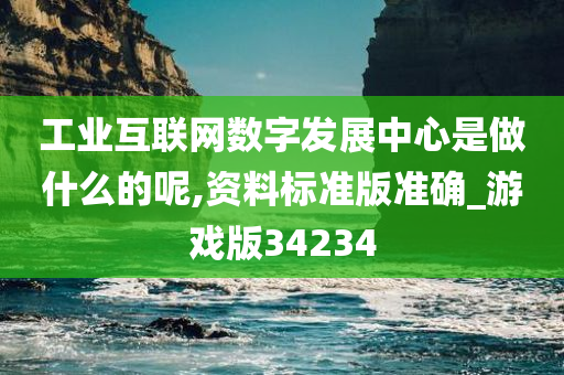 工业互联网数字发展中心是做什么的呢,资料标准版准确_游戏版34234